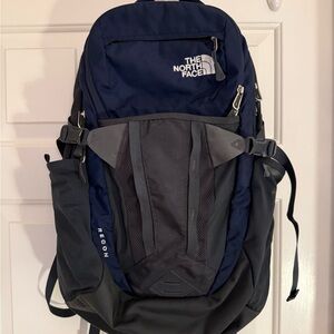 The North Face Recon Blue and Gray Backpack